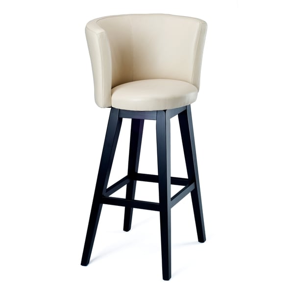 Safavieh Bleecker Leather Swivel Bar Stool Safavieh Bar Stools