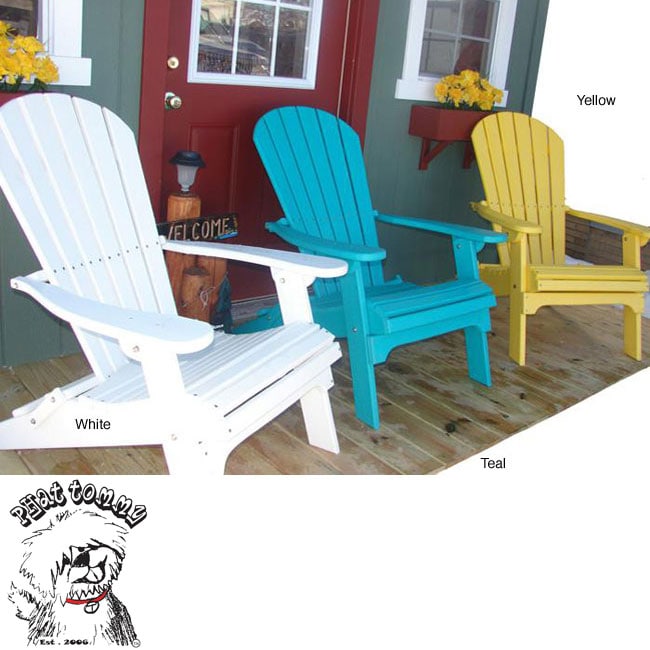 Forever Phat Tommy Recycled Folding Adirondack Chair - 12620405 