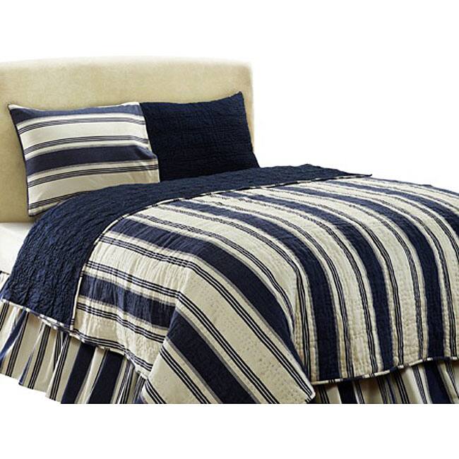 Camden Blue Twin Quilt