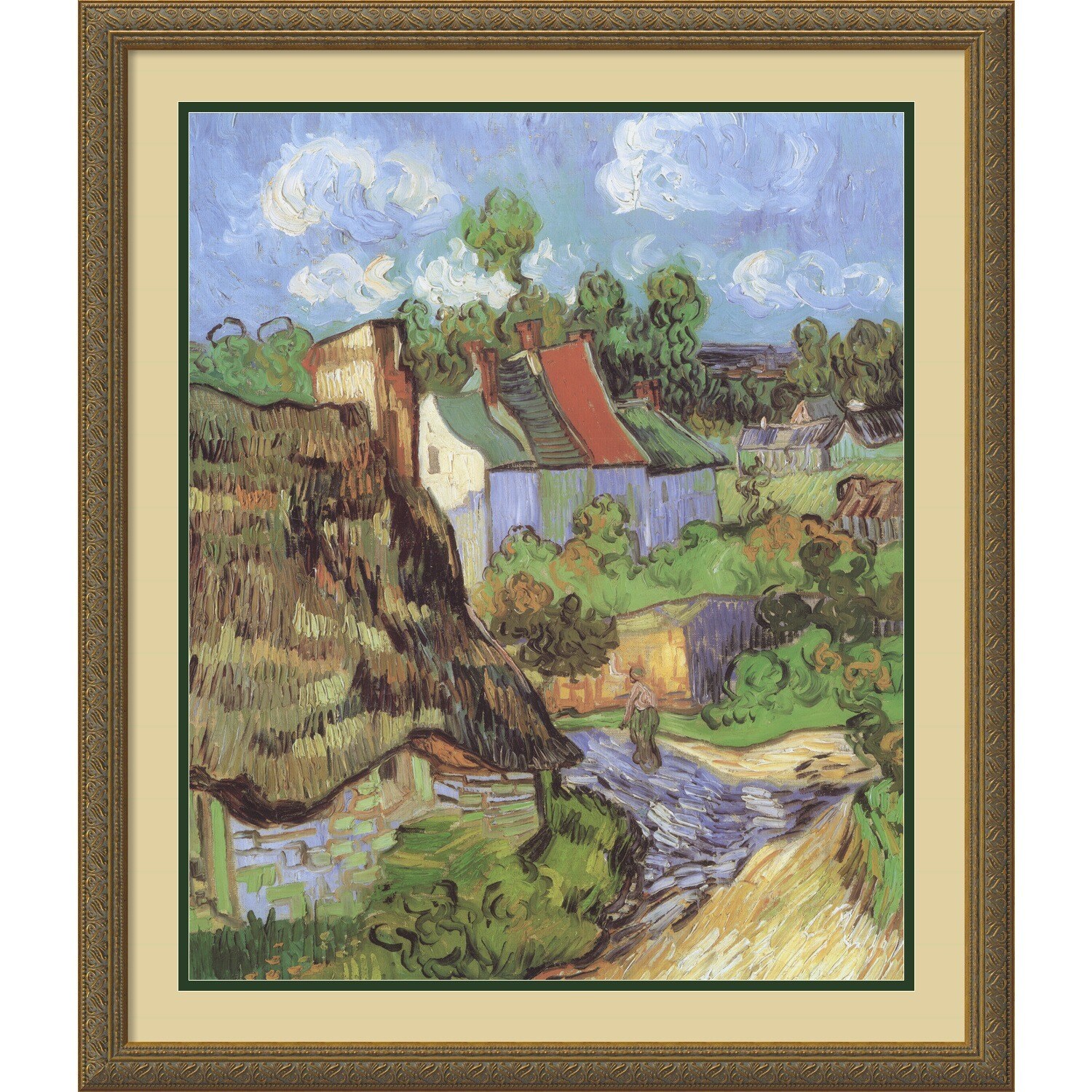 Starry night over the Rhone 20/"x26/" Canvas Art Print Vincent Van Gogh