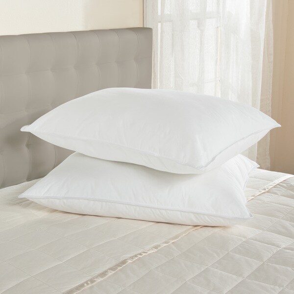 OSleep 300 Thread Count Soft White Down Pillow (Set of 2)