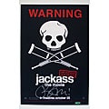 Bam Margera Autographed Jackass Poster with Steiner Sports Certificate