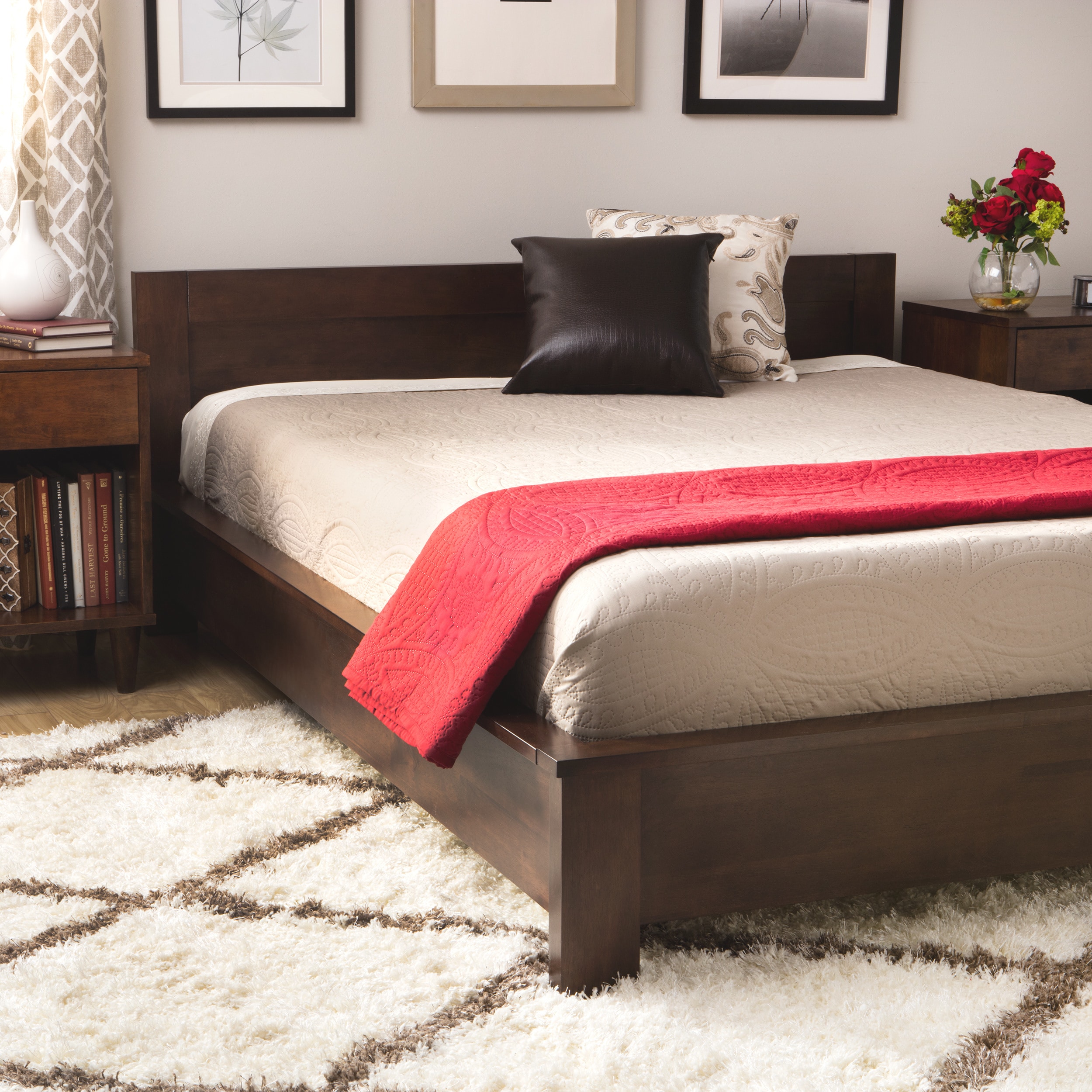 Shop Jasper Laine Alsa Queen Platform Bed Free Shipping Today