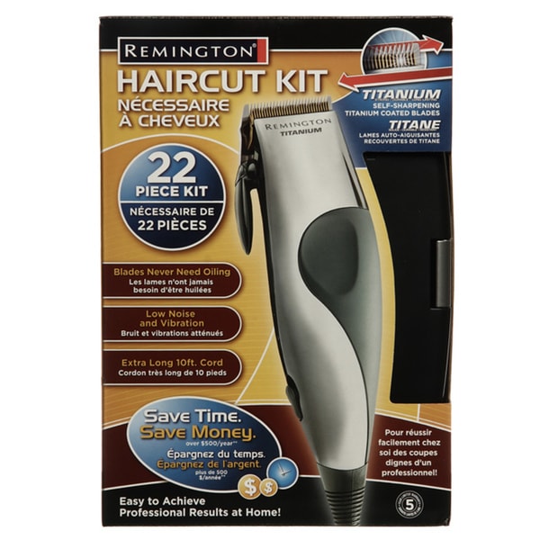 Shop Remington Titanium 22-piece Haircut Kit - Free ...