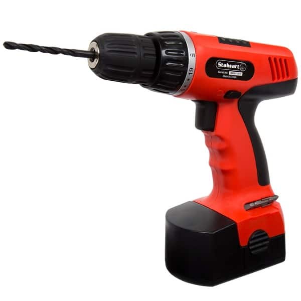 Cordless Drill Set-78 Piece Kit, 18-Volt Power Tool with Bits, Sockets, Drivers, Battery Charger, AC Adapter, Flashlight and Carrying Case by Stalwart Cordless Drill Set-78 Piece Kit, 18-Volt Power Tool with Bits, Sockets, Drivers, Battery Charger, AC Adapter, Flashlight and Carrying Case by Stalwart