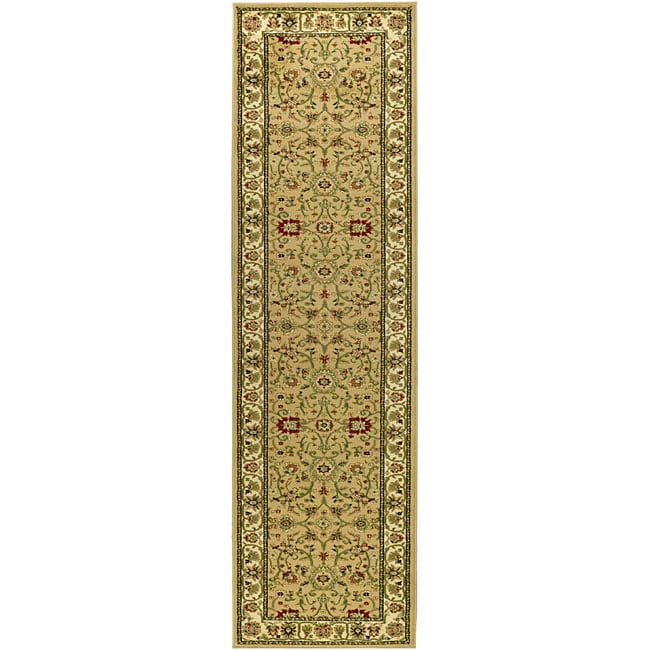 Lyndhurst Collection Majestic Beige/ Ivory Runner (23 X 20)