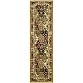 Safavieh Lyndhurst Traditional Oriental Multicolor/ Beige Runner Rug - 2'3 x 16'