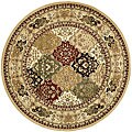 Safavieh Lyndhurst Traditional Oriental Multicolor/ Beige Rug - 8' x 8' Round