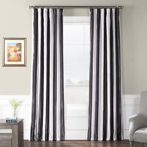 Exclusive Fabrics Signature Stripe Dark Grey White Exclusive Fabrics Signature Stripe Dark Grey White