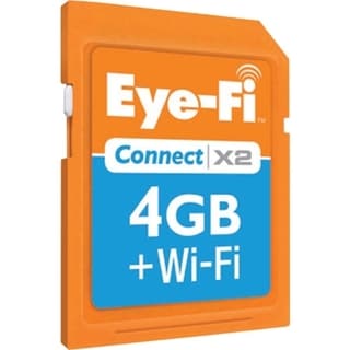 Eye-Fi Connect X2 Wireless 4GB SDHC Memory Card