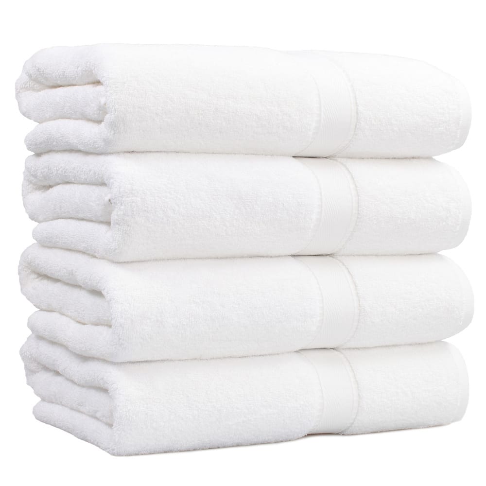 Authentic Hotel and Spa Turkish Cotton Bath Towels (Set of 4)