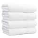 Authentic Hotel and Spa Turkish Cotton Bath Towels (Set of 4) - White