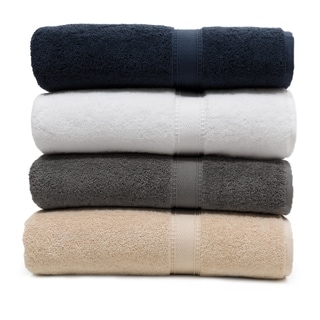 Bath Towels - Shop The Best Deals For May 2017 Authentic Hotel and Spa Turkish Cotton Bath Towel (Set of 4)