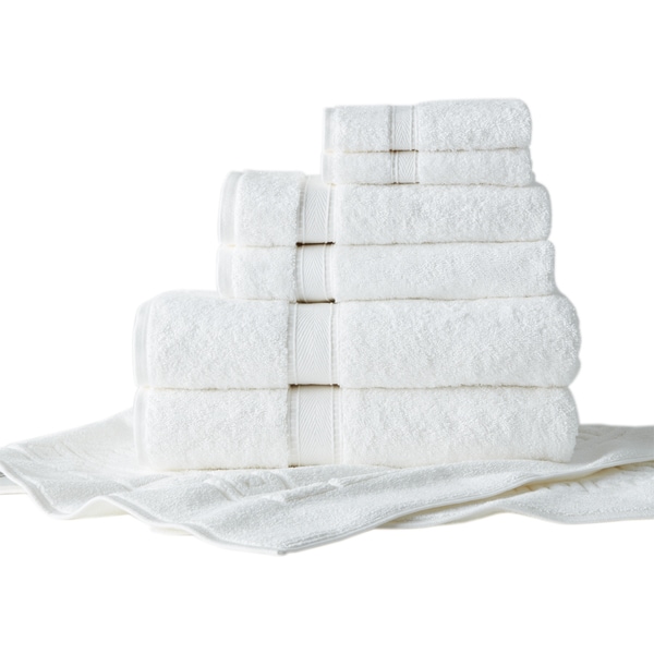 Authentic Hotel and Spa Turkish Cotton 7-piece Towel Set ...