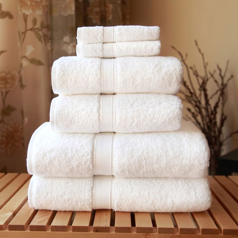 Authentic Hotel and Spa Turkish Cotton 6-piece Towel Set