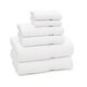 preview thumbnail 2 of 7, Authentic Hotel and Spa Turkish Cotton 6-piece Towel Set White
