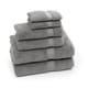 preview thumbnail 5 of 7, Authentic Hotel and Spa Turkish Cotton 6-piece Towel Set DARK GREY