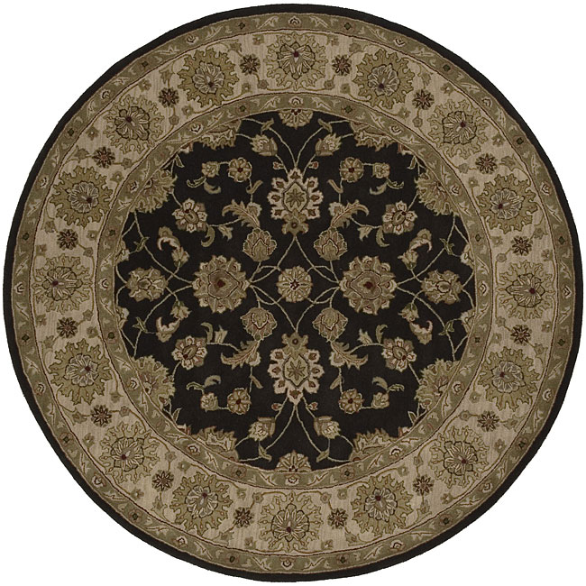 Hand tufted Camelot Wool Rug (8 Round)