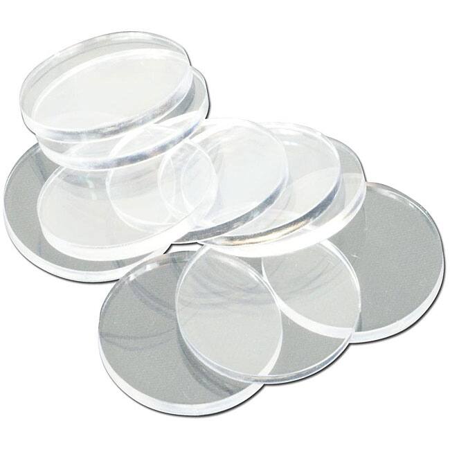 Acrylic Casino Grade Clear Chip Spacers (Set of 10)