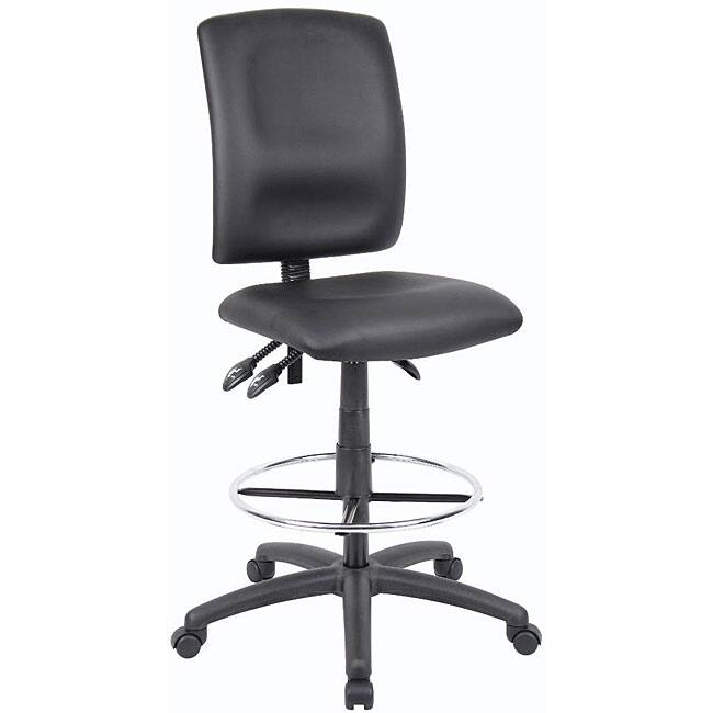 Boss LeatherPlus Multifunction Drafting Stool