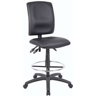 Boss LeatherPlus Multifunction Drafting Stool
