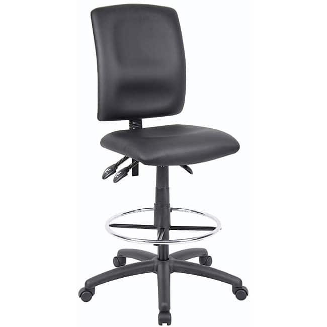 Boss LeatherPlus Multifunction Drafting Stool