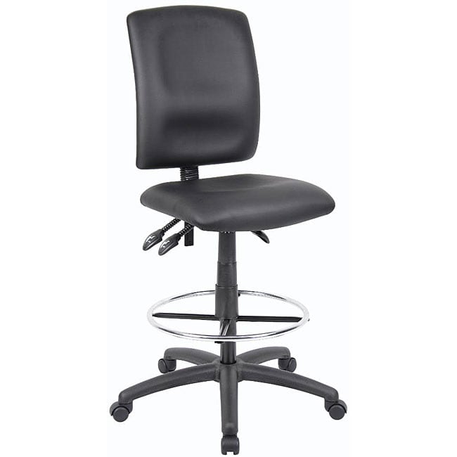 Boss LeatherPlus Multifunction Drafting Stool
