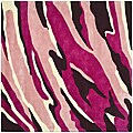 Safavieh Handmade Soho Modern Abstract Pink Wool Rug - 6' x 6' Square