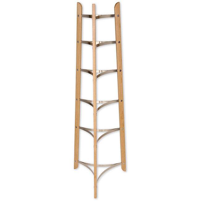 J.K. Adams Maple and Chrome 54-inch Cookware Stand