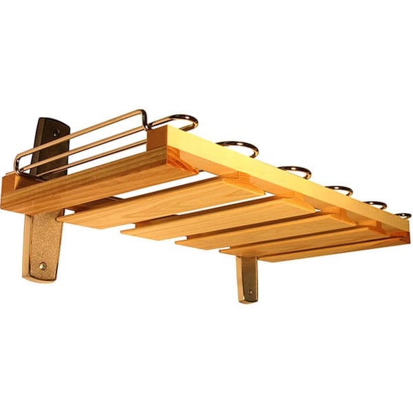 Shop J.K. Adams Stemware and Wine Bottle Rack, Maple Free Shipping