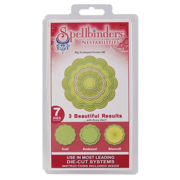 Spellbinders Nestabilities 'Big Scalloped Circles' Dies - Bed Bath ...