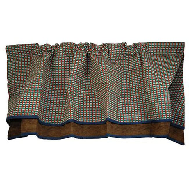 Plaid Window Valance