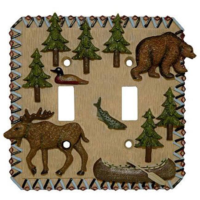 Mountain Retreat Double Switch Plates (Set of 6)