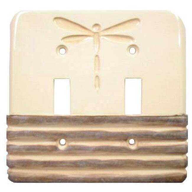 Dragonflies Double Switch Plates (Set of 6)