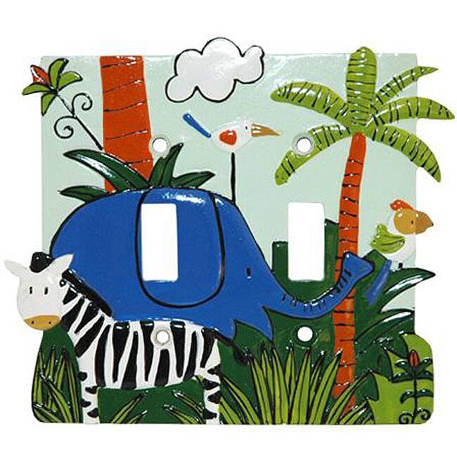 Monkey Kingdom Double Switch Plates (Set of 6)