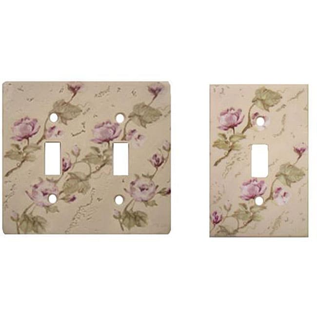 Rose Trail Single And Double Switch Plates (set Of 8)