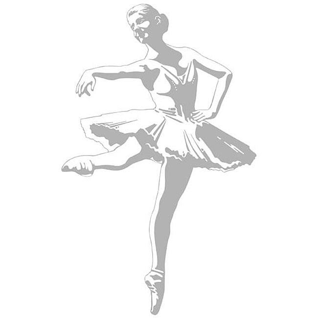 Ballerina Sudden Shadows Wall Decal