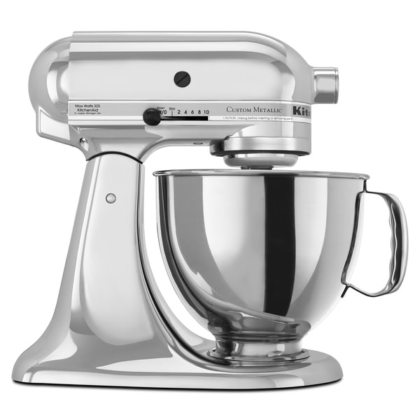 KitchenAid KSM152PSCR Chrome 5 quart Custom Metallic Tilt Head Stand