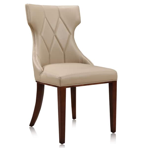 Reine Leatherette Dining Chairs (Set of 2) On Sale Overstock 4734198