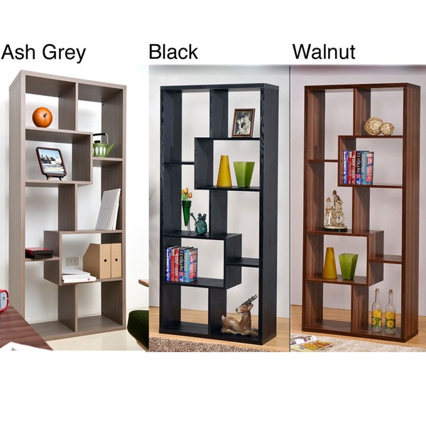 Furniture of America Wood Bookcase/ Display Cabinet - Free 