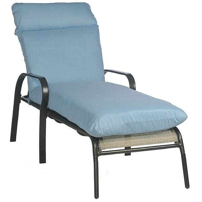 Sky Blue Outdoor Chaise Lounge Cushion - Free Shipping Today