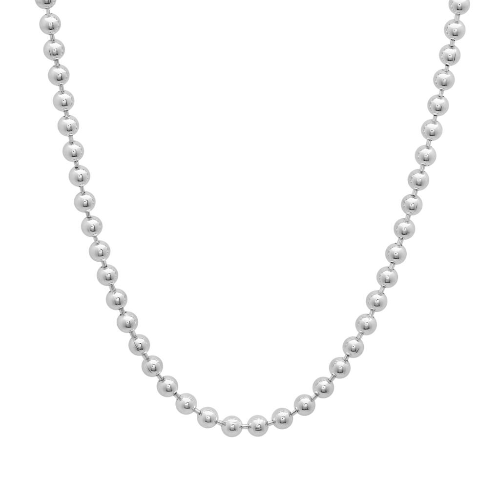 Roberto Martinez Sterling Silver 2.5 mm Ball Chain 18"-24")