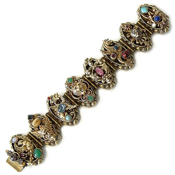 Sweet Romance Renaissance Zephyrs and Griffins Vintage Bracelet