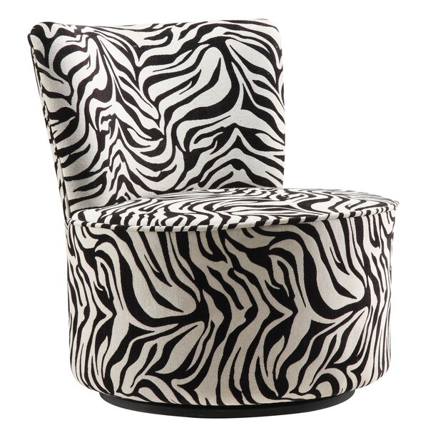 zebra saucer chair