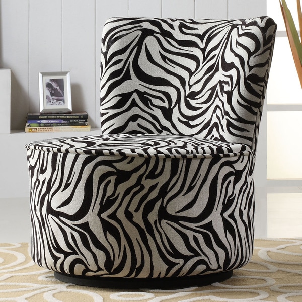 Animal print swivel online chair