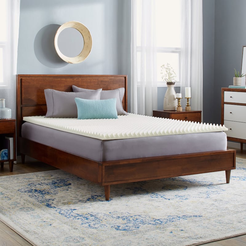 Slumber Solutions Highloft Supreme 2-inch Memory Foam Mattress Topper