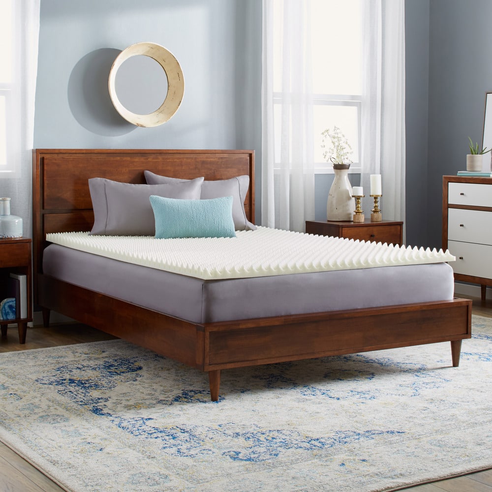 Slumber Solutions Highloft Supreme 2-inch Memory Foam Mattress Topper