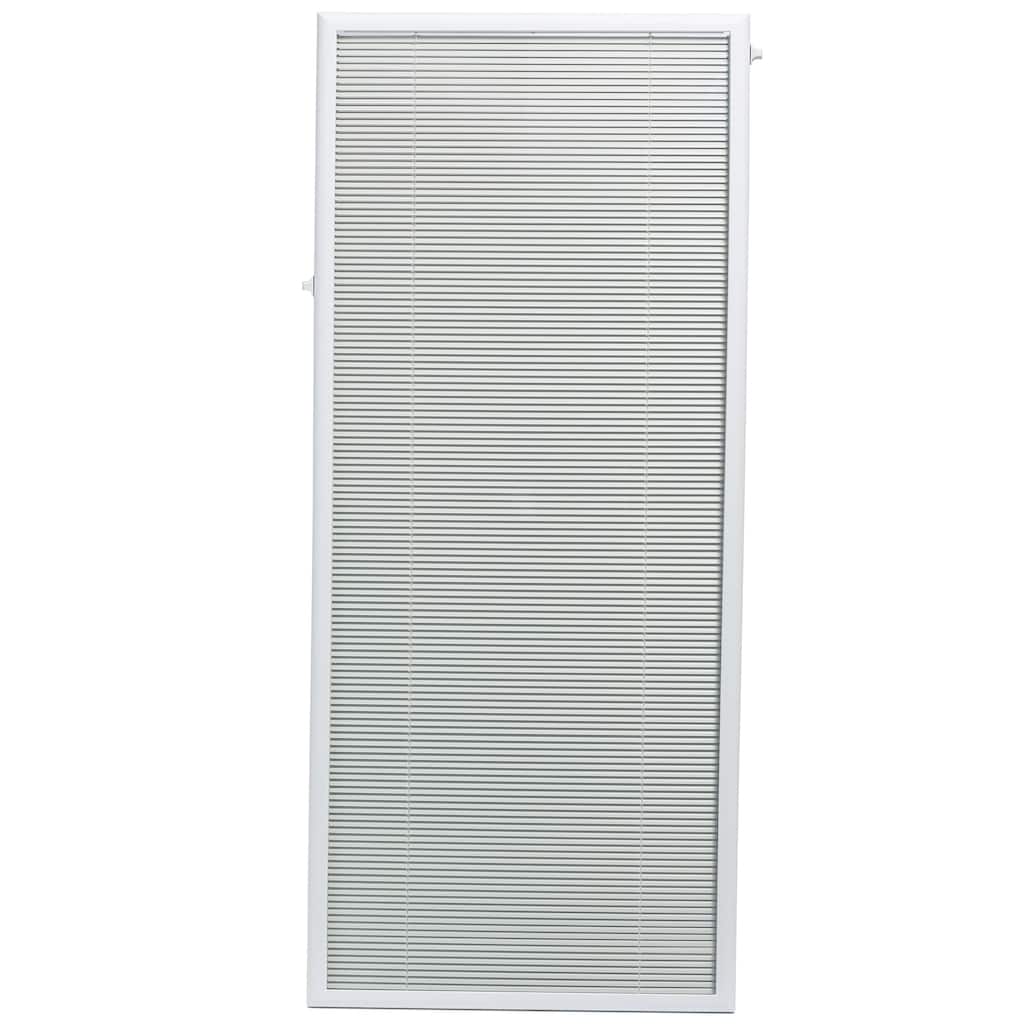Add On Blinds by ODL for Flush Frame Door Glass 27" x 66" White
