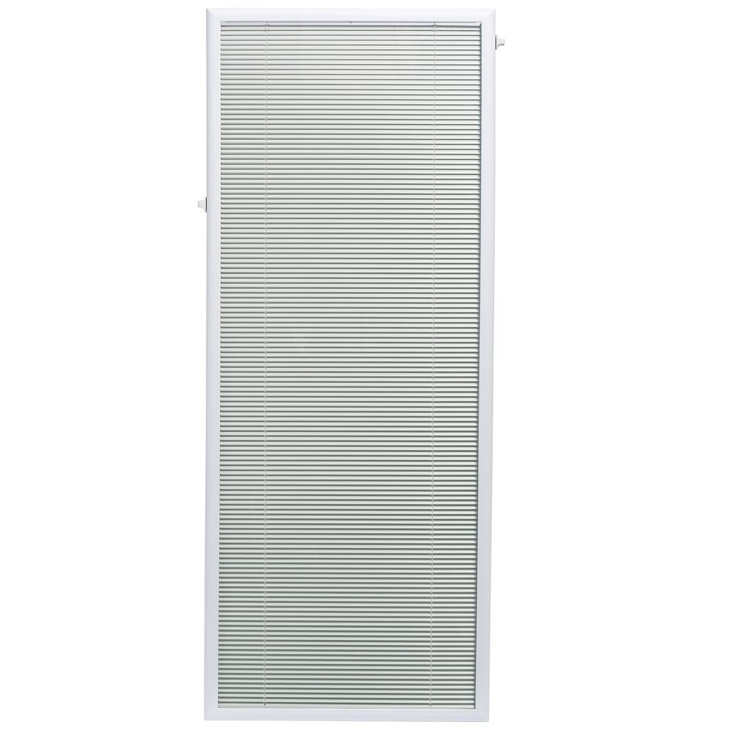 Add On Blinds by ODL for Flush Frame Door Glass 25" x 66" White