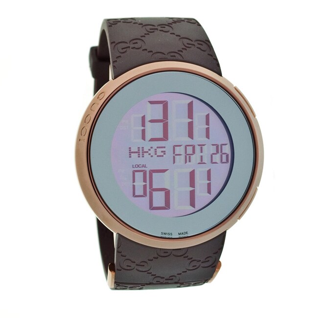 gucci digital watch gold